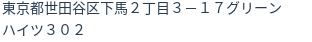 住所(登記所在地)