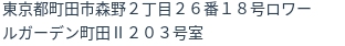 住所(登記所在地)