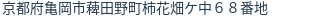住所（登記所在地）