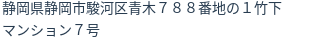 住所(登記所在地)