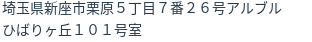 住所(登記所在地)