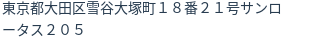 住所(登記所在地)