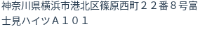 住所(登記所在地)