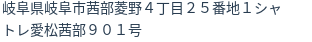 住所(登記所在地)