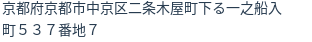 住所(登記所在地)