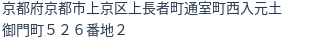 住所（登記所在地）