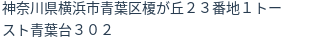 住所(登記所在地)