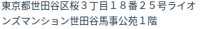 住所(登記所在地)