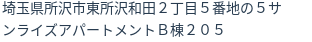 住所（登記所在地）