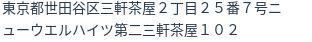 住所（登記所在地）
