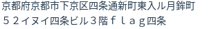 住所(登記所在地)