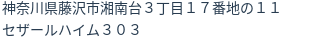 住所(登記所在地)