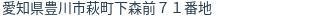 住所(登記所在地)