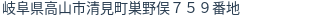 住所(登記所在地)