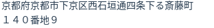 住所（登記所在地）