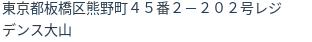 住所(登記所在地)