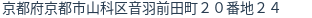 住所（登記所在地）