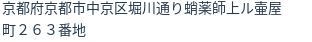 住所(登記所在地)