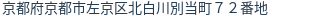 住所（登記所在地）