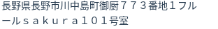 住所(登記所在地)