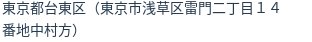住所(登記所在地)