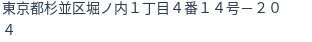 住所(登記所在地)