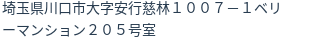 住所(登記所在地)