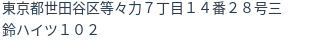 住所(登記所在地)