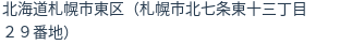 住所(登記所在地)