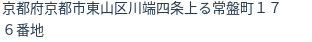 住所（登記所在地）