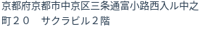 住所(登記所在地)