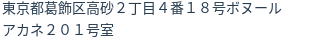 住所(登記所在地)