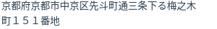 住所（登記所在地）