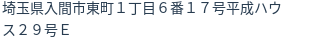住所(登記所在地)