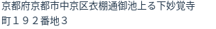 住所（登記所在地）