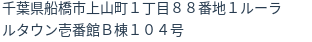 住所(登記所在地)