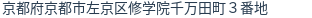 住所(登記所在地)