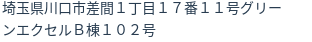 住所(登記所在地)