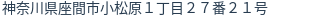 住所(登記所在地)