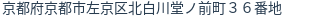 住所（登記所在地）