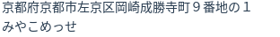 住所(登記所在地)