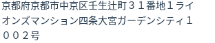 住所(登記所在地)