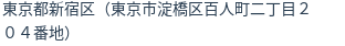 住所(登記所在地)