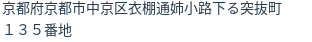 住所（登記所在地）