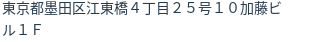 住所（登記所在地）