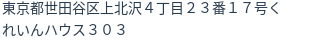住所(登記所在地)
