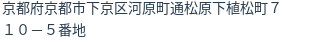 住所（登記所在地）