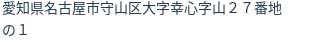 住所(登記所在地)