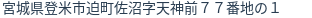 住所(登記所在地)