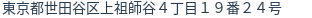 住所(登記所在地)